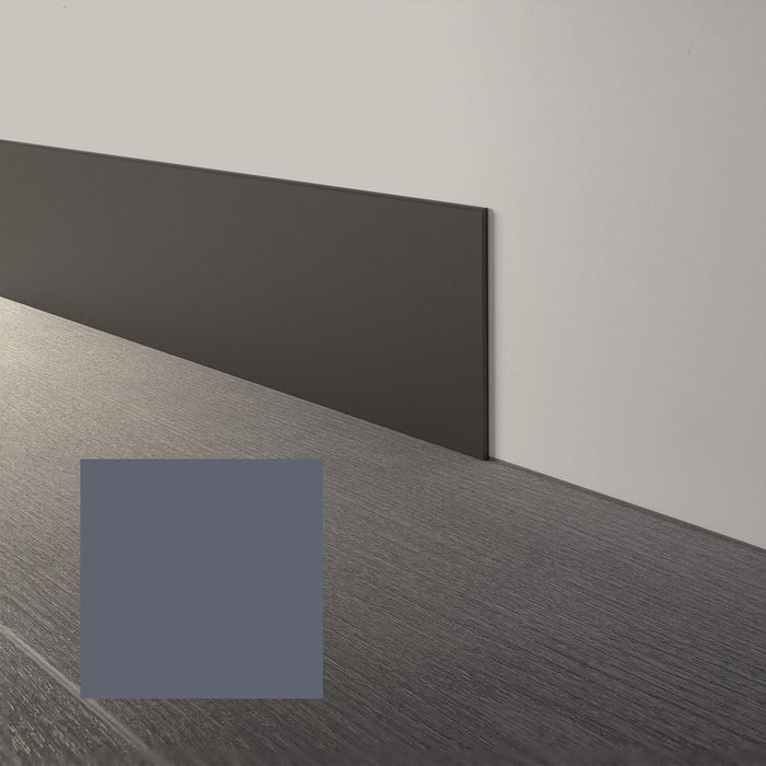 Mohawk - Elemental Edges - 4 in. x 48 in. Straight Rubber Wall Base - Slate