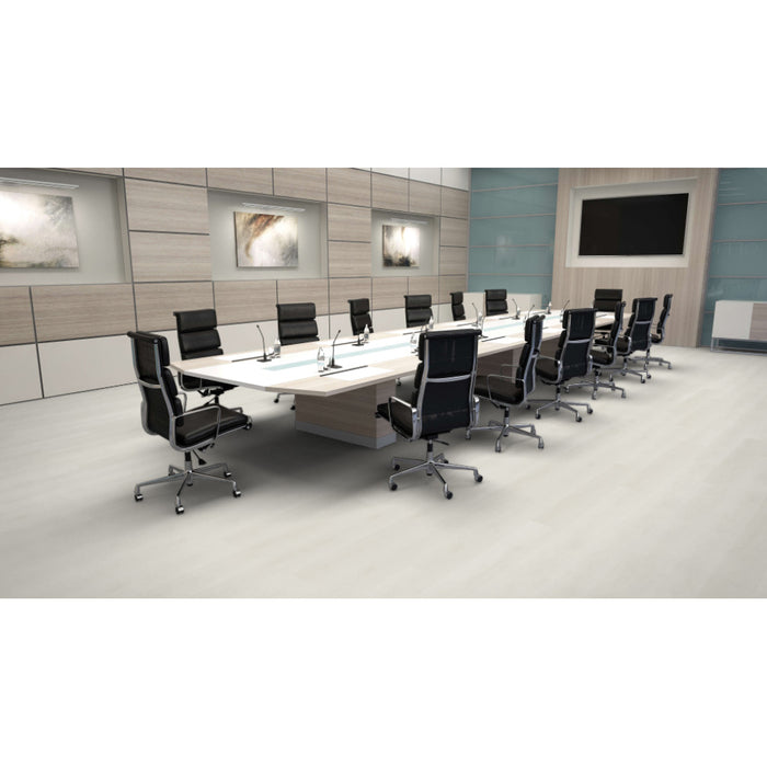 Mohawk - Hot and Heavy II - Secoya 2.5 - 7 in. x 48 in. - Luxury Vinyl Tile - Frosted Oak Room scene