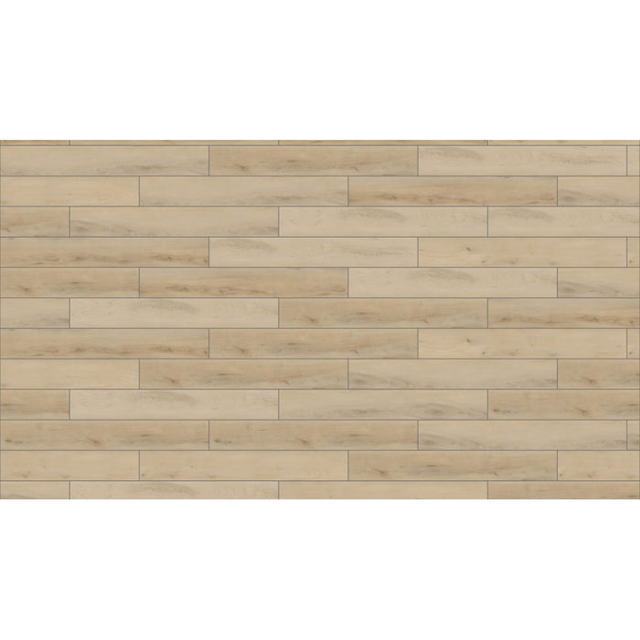 Mohawk - Hot and Heavy II - Secoya 2.5 - 7 in. x 48 in. - Luxury Vinyl Tile - Honey Maple Installed