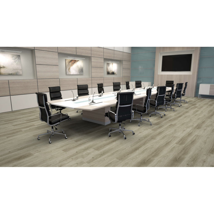 Mohawk - Hot and Heavy II - Secoya 2.5 - 7 in. x 48 in. - Luxury Vinyl Tile - Mystic Oak Room scene