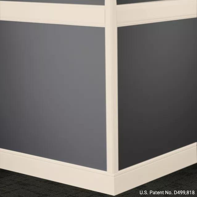 Johnsonite Commercial - 4 in. Chair Rail - Millwork Rampart Antique White