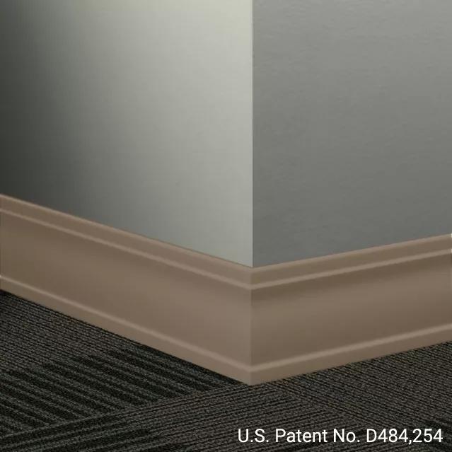 Johnsonite Commercial - 3.5 in. Rubber Wall Base - Millwork Outline Seaweed