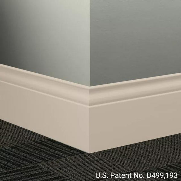 Johnsonite Commercial 5.25 in. Rubber Wall Base Millwork Inflectio