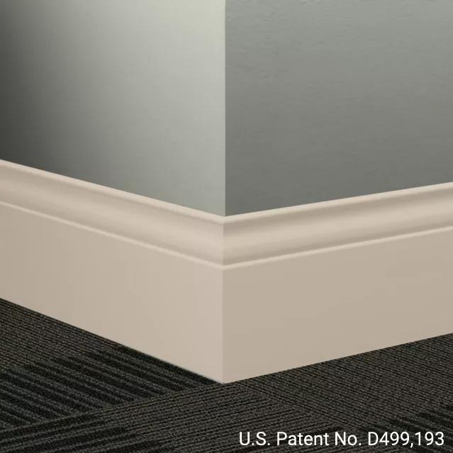 Johnsonite Commercial - 5.25 in. Rubber Wall Base - Millwork Inflection Canvas