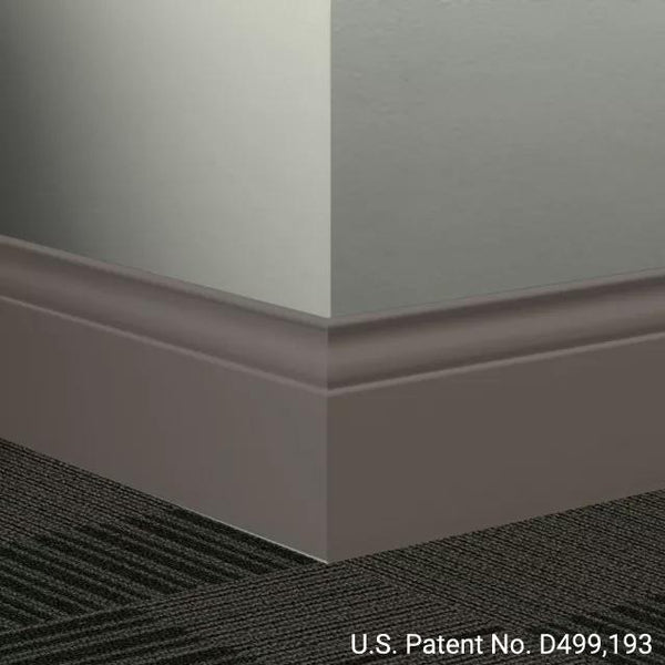 Johnsonite Commercial 5.25 in. Rubber Wall Base Millwork Inflectio