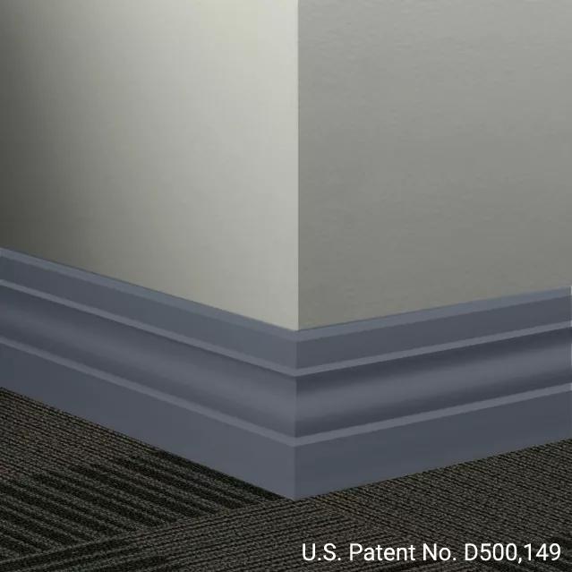 Johnsonite Commercial - 4 in. Rubber Wall Base - Millwork Ambassador Blue Intensity