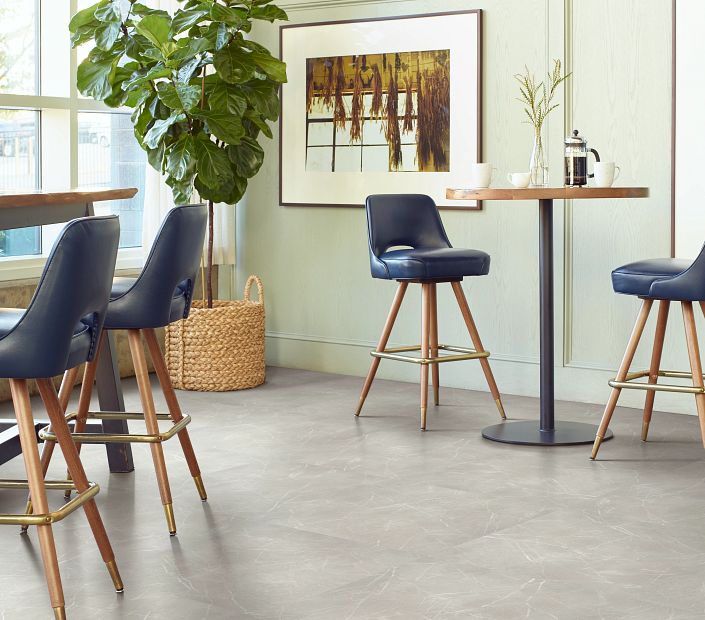 Philadelphia Commercial - Vecchio - Luxury Vinyl Tile - Carrara floor installation