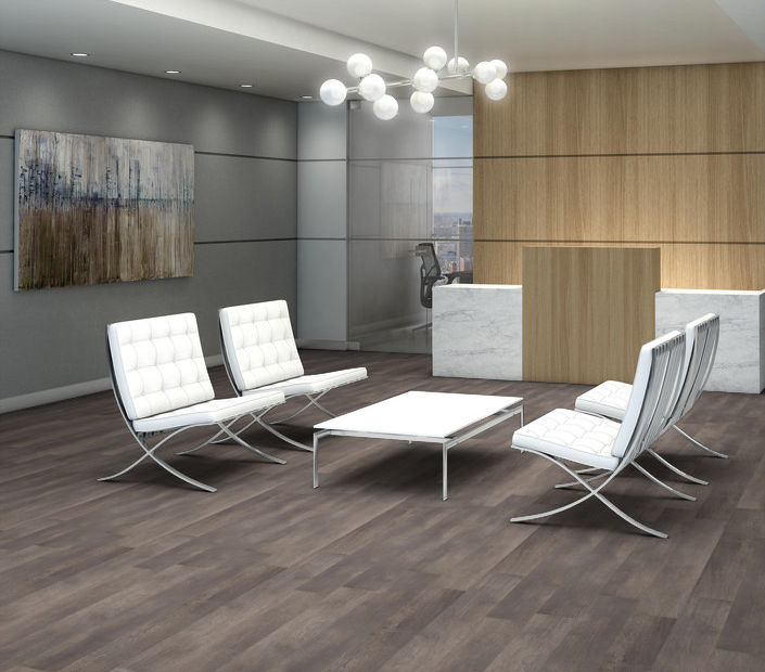 Philadelphia Commercial - In The Grain II 20 - Luxury Vinyl Plank - Elmwood floor installation