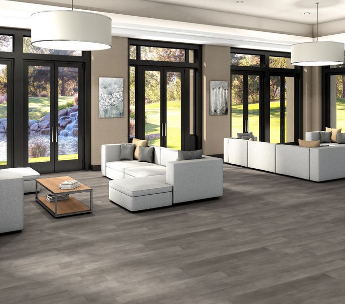 Philadelphia Commercial - In The Grain II 20 - Luxury Vinyl Plank - Fir floor installation