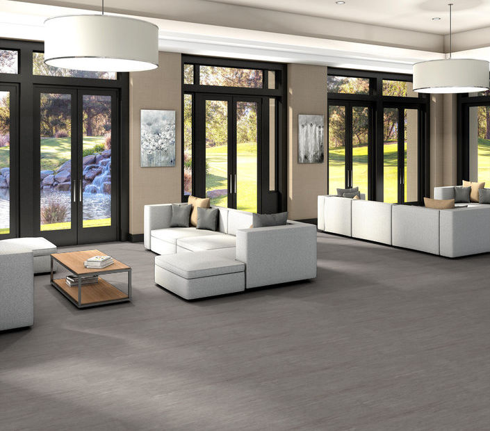 Philadelphia Commercial - In The Grain II 20 - Luxury Vinyl Plank - Frosted Oats floor installation