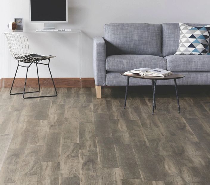 Philadelphia Commercial - In The Grain II 20 - Luxury Vinyl Plank - Flaxseed floor installation