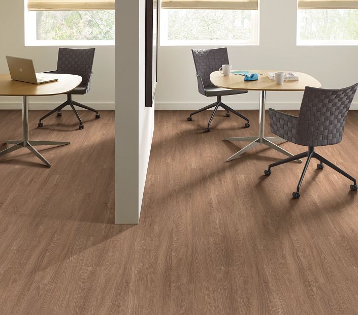 Philadelphia Commercial - In The Grain II 20 - Luxury Vinyl Plank - Farro floor installation