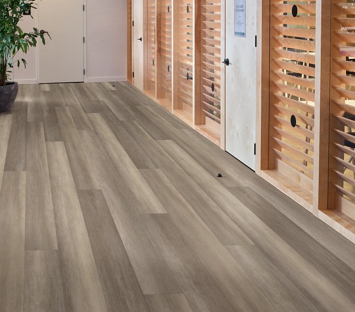 Philadelphia Commercial - Philosopher's Tree - Luxury Vinyl Plank - River Rock floor installation