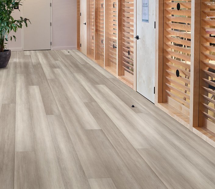 Philadelphia Commercial - Philosopher's Tree - Luxury Vinyl Plank - Pyrite floor installation