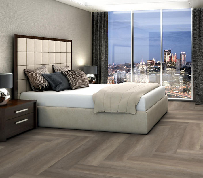 Philadelphia Commercial - Philosopher's Tree - Luxury Vinyl Plank - River Rock floor installation