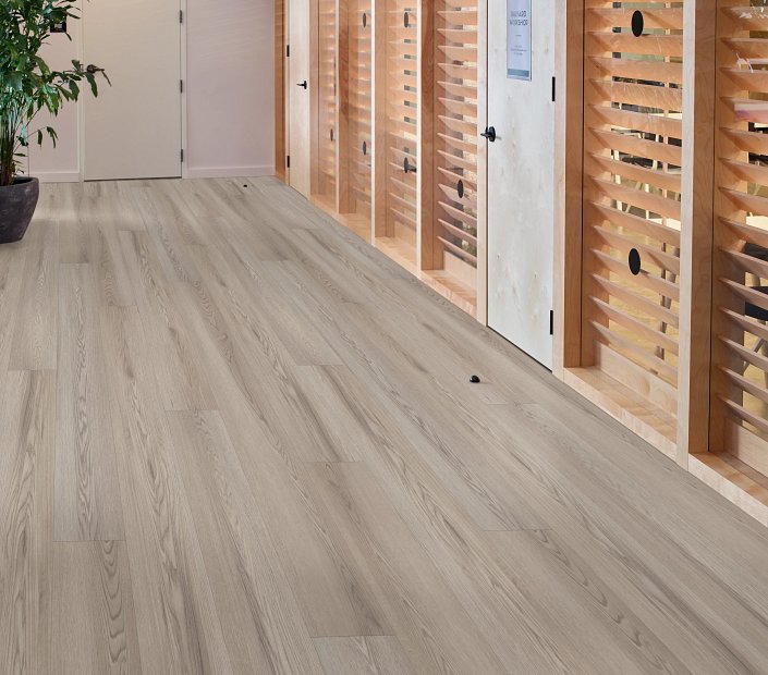 Philadelphia Commercial - Philosopher's Tree - Luxury Vinyl Plank - Weathered Bark floor installation