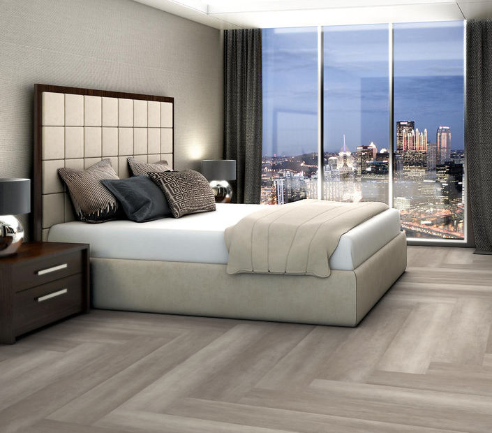 Philadelphia Commercial - Philosopher's Tree - Luxury Vinyl Plank - Pyrite floor installation