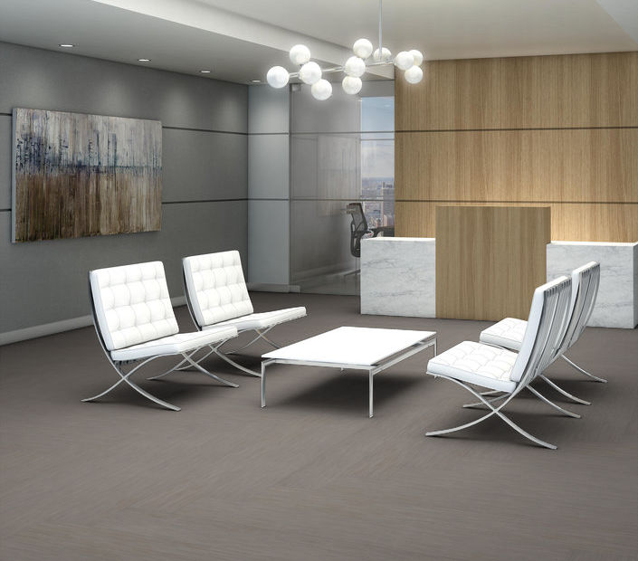 Philadelphia Commercial - Philosopher's Tree - Luxury Vinyl Plank - Fog floor installation