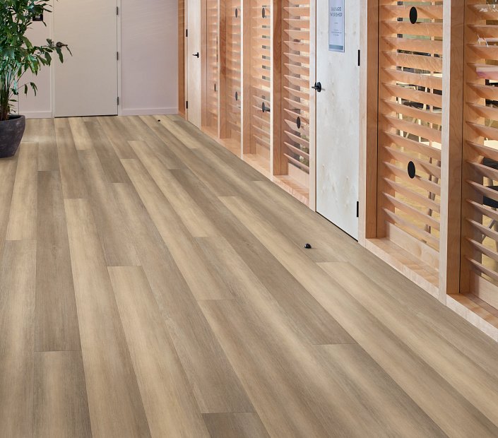 Philadelphia Commercial - Philosopher's Tree - Luxury Vinyl Plank - Honeycomb floor installation