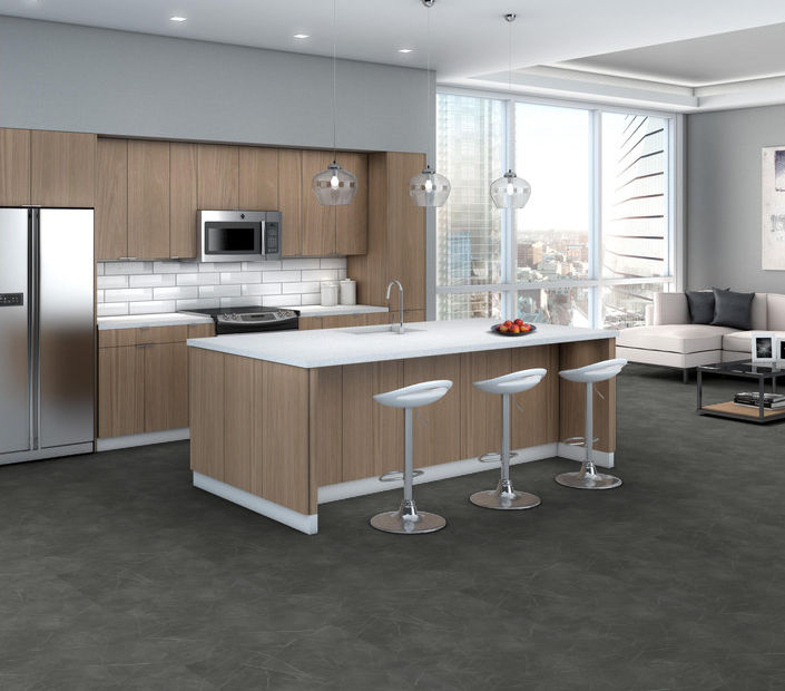 Philadelphia Commercial - Vecchio - Luxury Vinyl Tile - Pietra floor installation