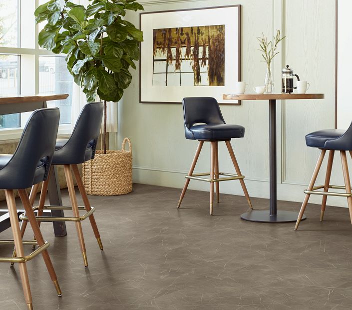 Philadelphia Commercial - Vecchio - Luxury Vinyl Tile - Garaffite floor installation