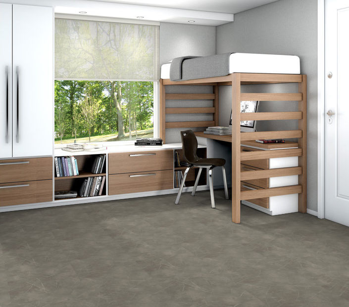 Philadelphia Commercial - Vecchio - Luxury Vinyl Tile - Dorata floor installation