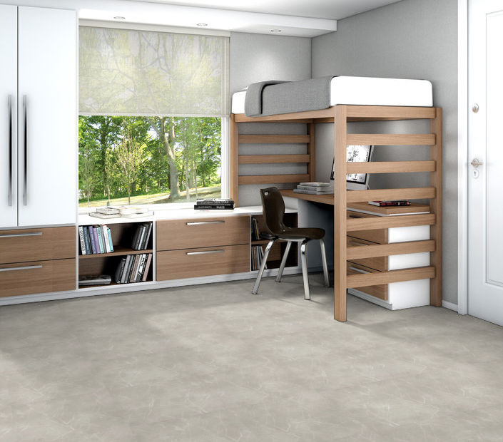 Philadelphia Commercial - Vecchio - Luxury Vinyl Tile - Carrara floor installation