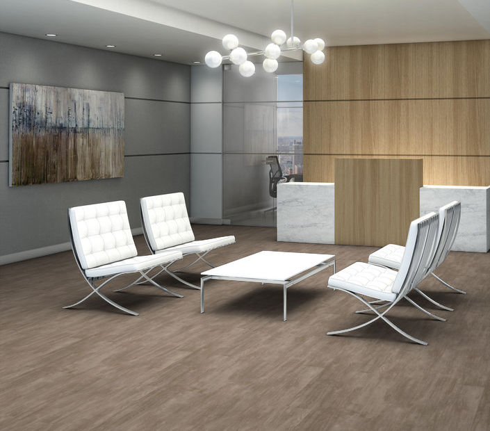 Philadelphia Commercial - Purview 5 - Luxury Vinyl Tile - Patina floor installation