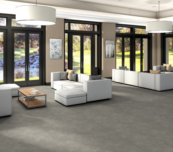 Philadelphia Commercial - Vecchio - Luxury Vinyl Tile - Giallo floor installation