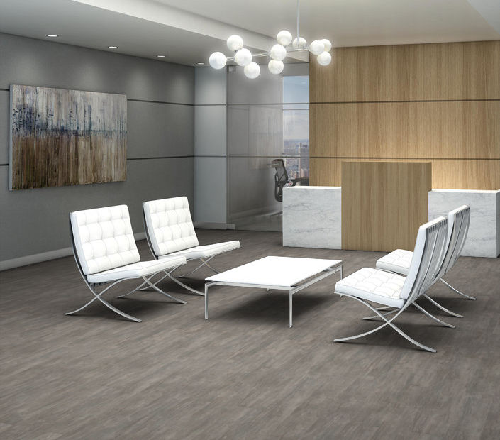 Philadelphia Commercial - Purview 5 - Luxury Vinyl Tile - Samovar floor installation