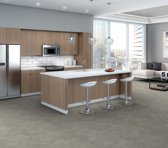 Philadelphia Commercial - Vecchio - Luxury Vinyl Tile - Giallo floor installation