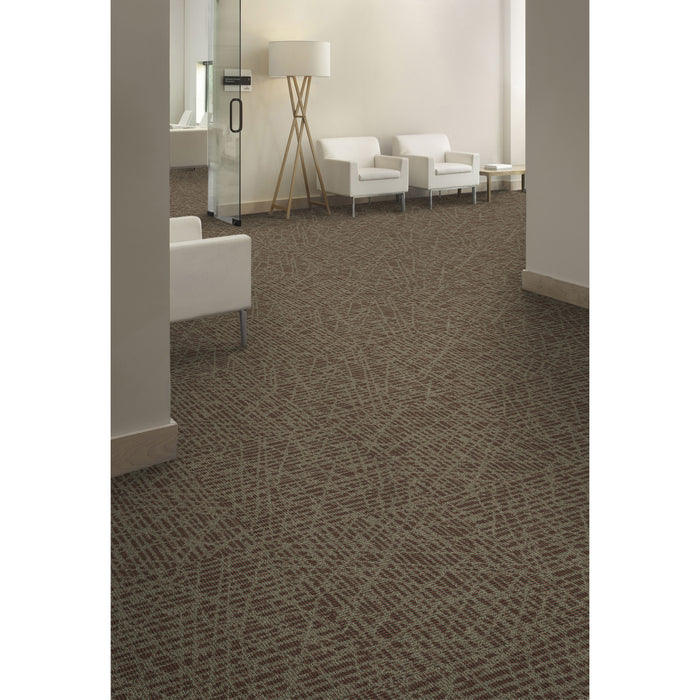 Aladdin Commercial Refined Look Carpet Tile - Vivid Palette - Room Scene