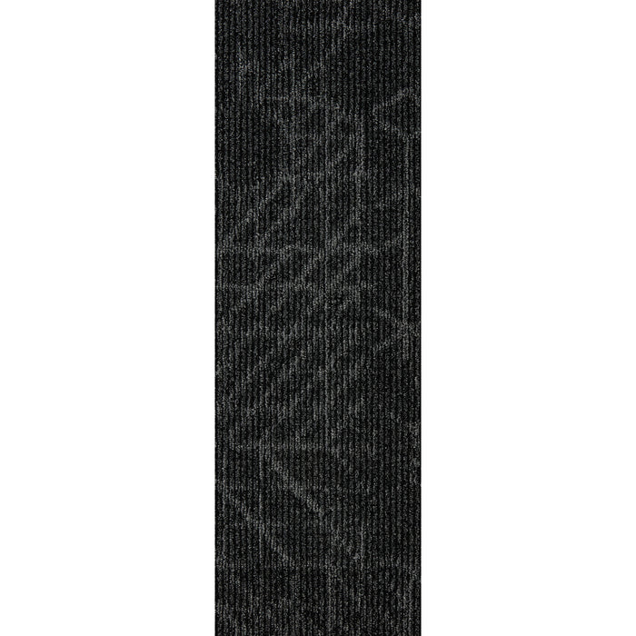 Mohawk Group - Visual Edge Angled Perception Carpet Tile - Dark Charcoal
