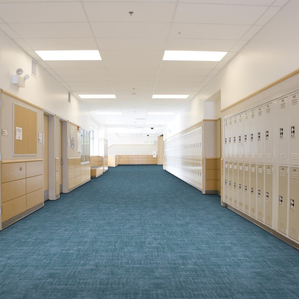 Shaw Contract - Intricate - 12 in. x 24 in. Luxury Vinyl - Reflect School Install