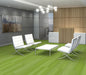 Philadelphia Commercial - Strie - Luxury Vinyl Tile - Chartreuse floor installation