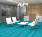 Philadelphia Commercial - Strie - Luxury Vinyl Tile - Cyan floor installation