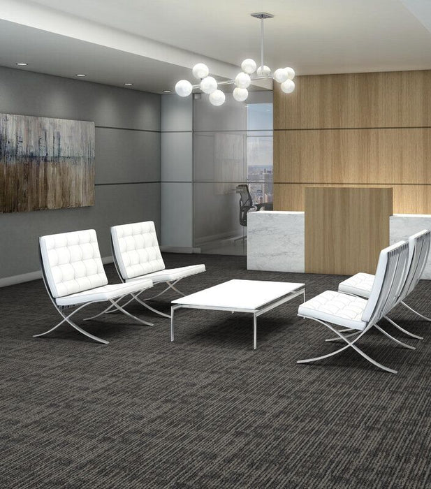 Philadelphia Commercial - Common Threads - Mesh Weave - Carpet Tile - Graphite