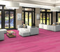 Philadelphia Commercial - Strie - Luxury Vinyl Tile - Bright Fushia floor installation