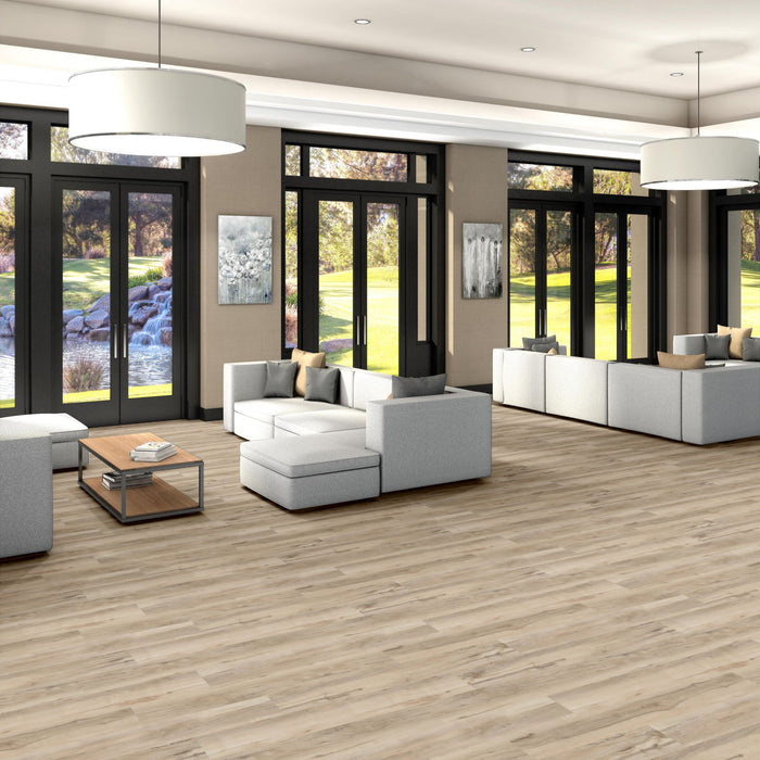 Philadelphia Commercial - Ardent - SPC Rigid Plank - Mineral Maple Installed