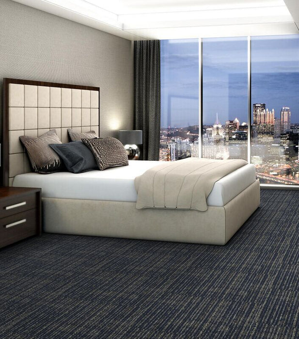 Philadelphia Commercial - Common Threads - Mesh Weave - Carpet Tile - Lapis