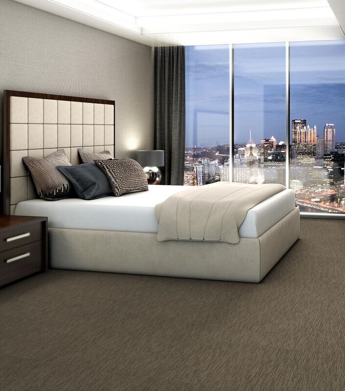 Philadelphia Commercial - Flattery - Carpet Tile - Scholarly Hotel room install