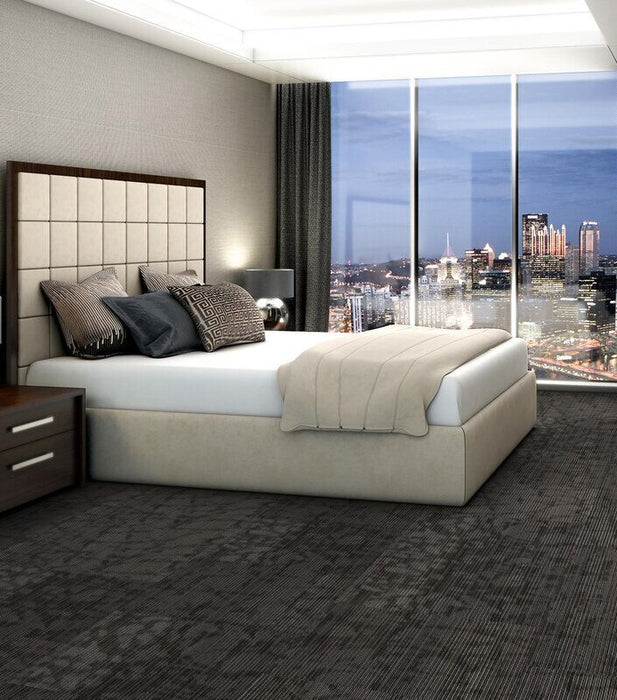 Philadelphia Commercial - Beyond The Wall - Hipster - Carpet Tile - Tag Hotel Room Install