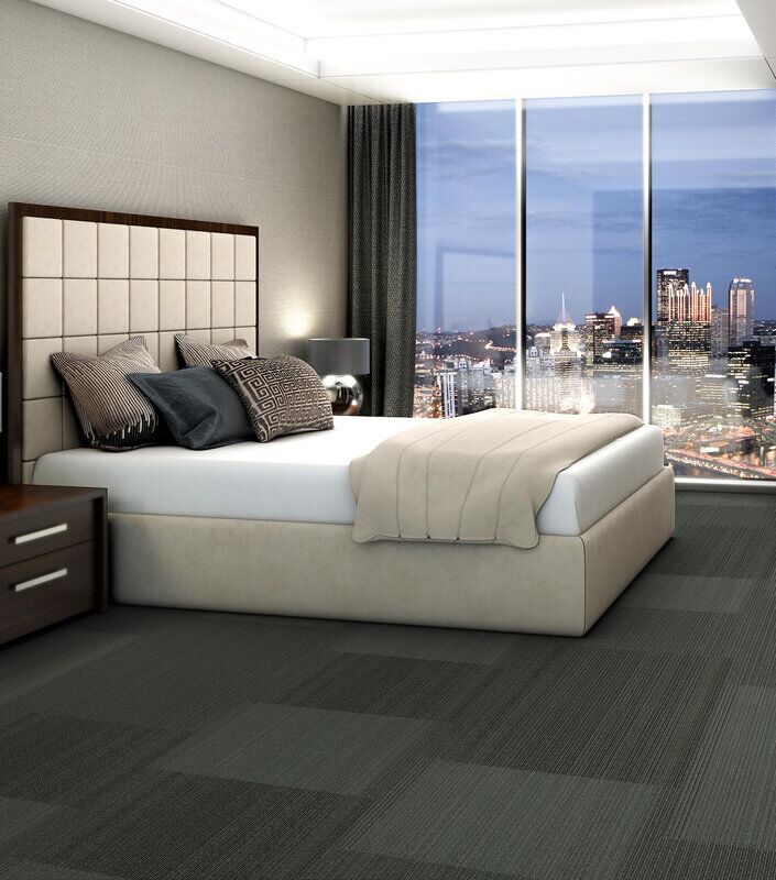 Philadelphia Commercial - Practical - Carpet Tile - Astute Hotel Room Install