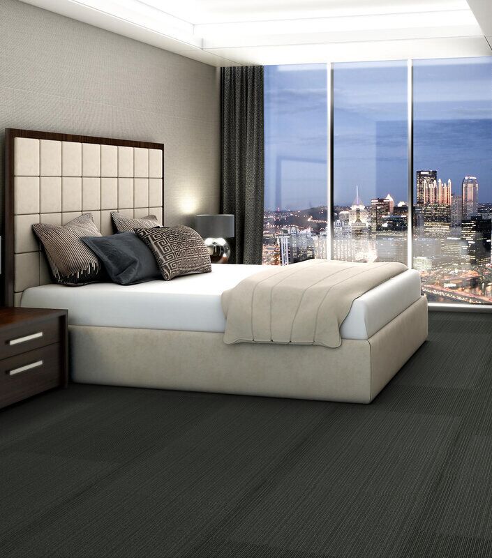 Philadelphia Commercial - Practical - Carpet Tile - Rational Hotel Room Install
