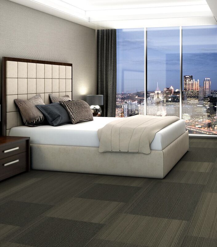 Philadelphia Commercial - Practical - Carpet Tile - Feasible Hotel Room Install