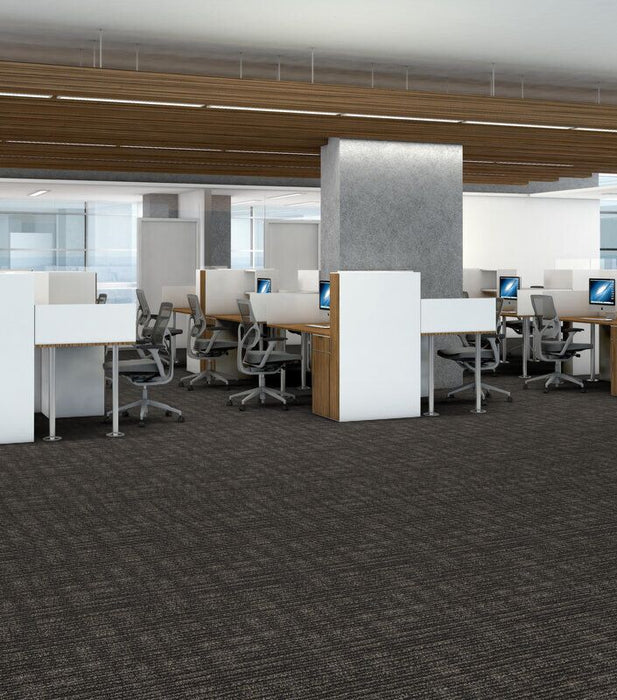 Philadelphia Commercial - Common Threads - Mesh Weave - Carpet Tile - Truffle
