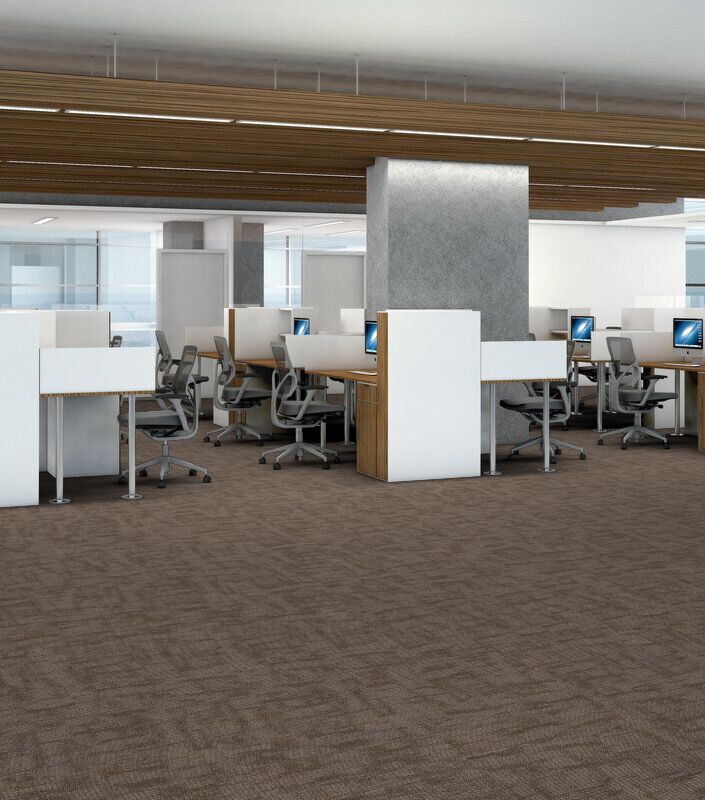 Philadelphia Commercial - Surface Works - Crackled - Carpet Tile - Compose Office Install
