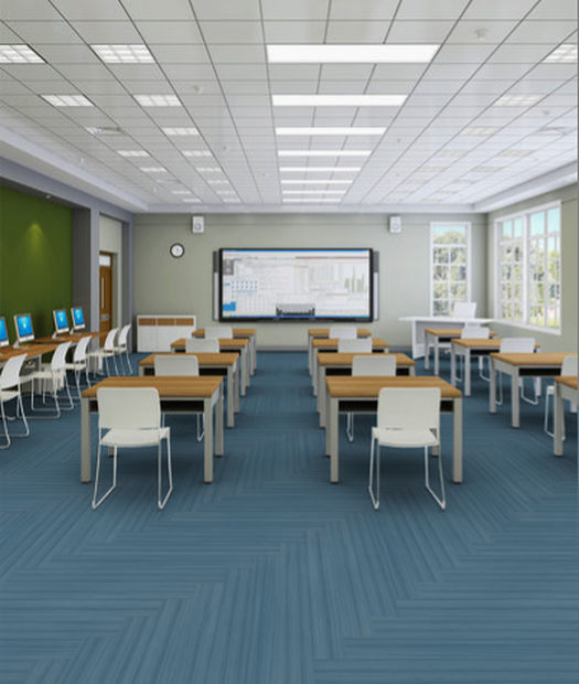 Philadelphia Commercial - Color Scope 5 - Luxury Vinyl Tile - Caribe floor installation