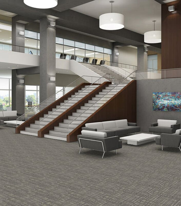 Philadelphia Commercial - Common Threads - Mesh Weave - Carpet Tile - Pebble