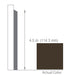 Armstrong Commercial - 4.5 in. Rubber Sculptured Wall Base - Molasses